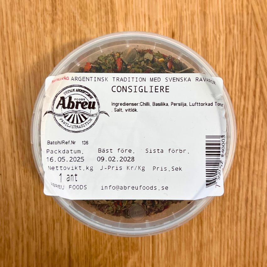 Consiglieri Seasoning - Abreu Foods (100g)
