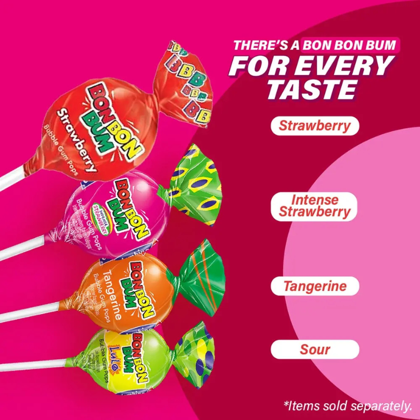 Assorted Lollipops Bon Bon Bum - Colombina (408g - 24 units)