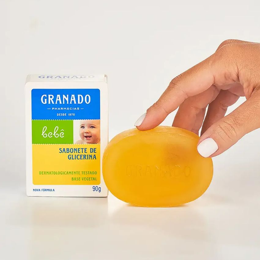 Sabonete em Barra de Glicerina Tradicional / Classic Glycerin Bar Soap - Granado (90g)