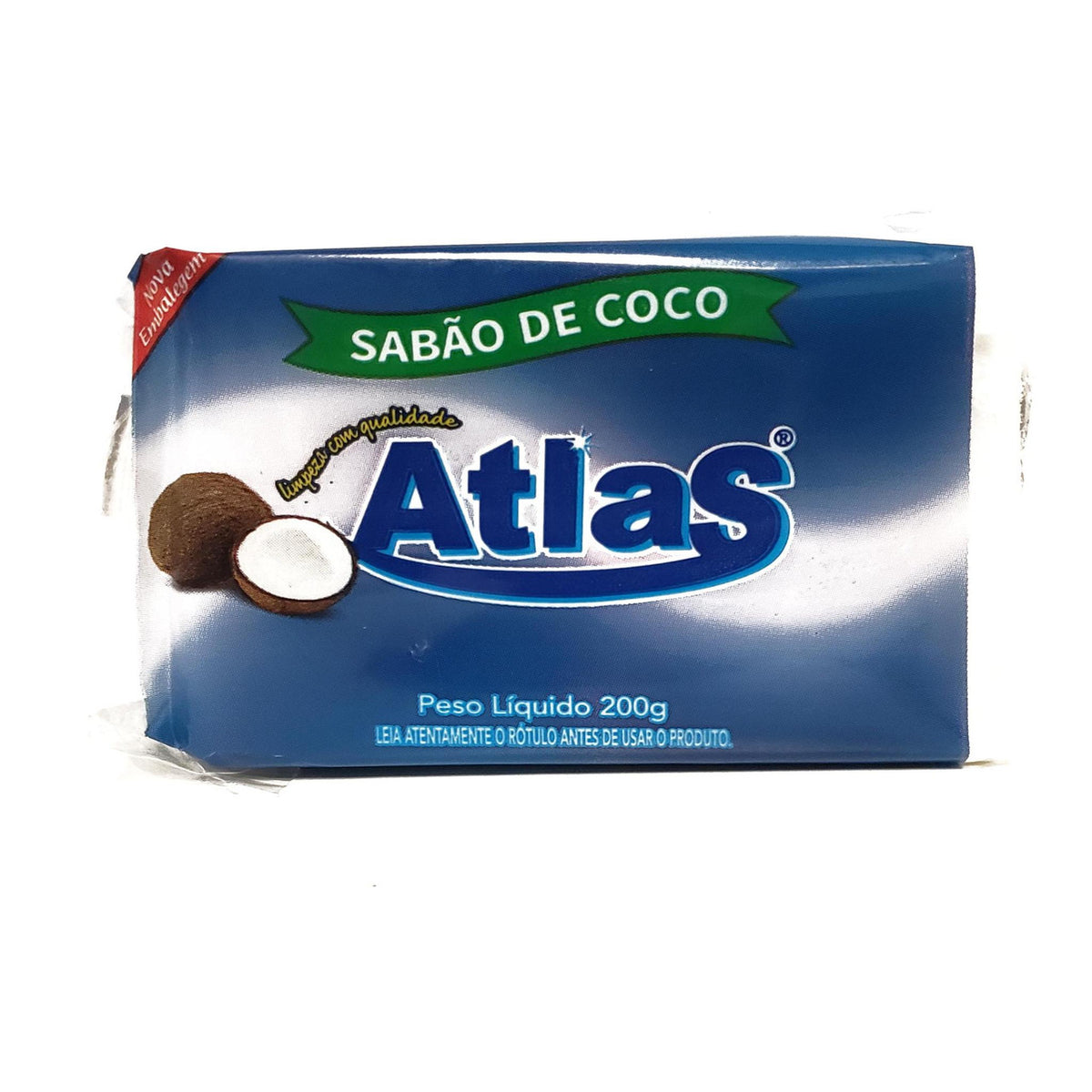 Sabão de Coco em Barra / Coconut Soap Bar - Atlas (200g)