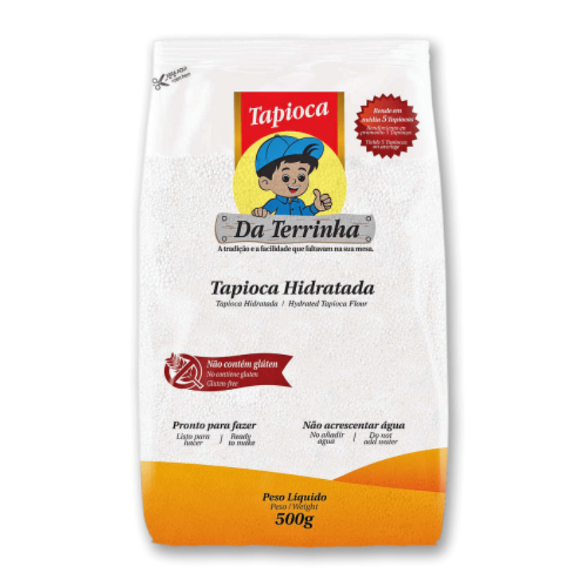 Tapioca Hidratada / Tapioca Starch Hydrated - Da Terrinha (500g)