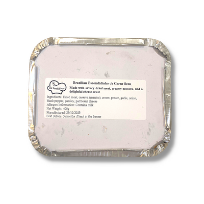 Escondidinho de Carne Seca Caseiro / Homemade Sheperd's Pie (400g)