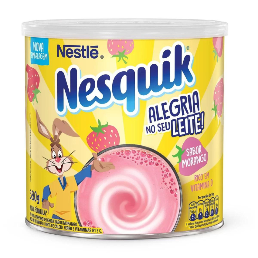 Nesquik Morango / Strawberry Nesquik - Nestlé (380g)