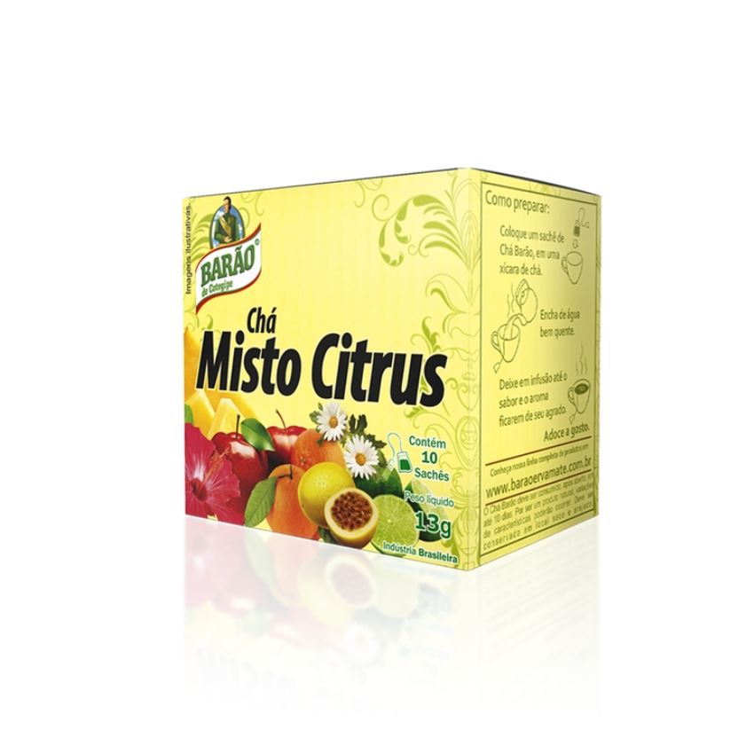 Chá Misto Citrus / Citrus Herbal Tea – Barão (13g)