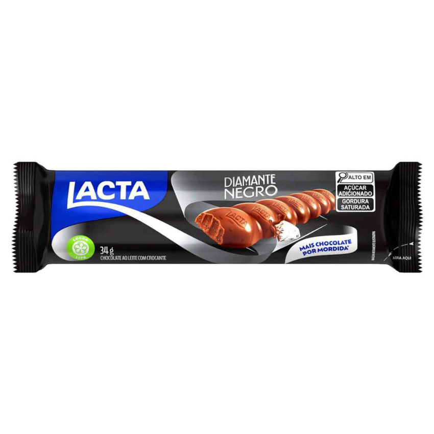 Chocolate Diamante Negro - Lacta (34g)