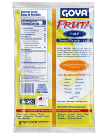 Polpa de Naranjilla Congelada / Frozen Naranjilla Fruit Pulp - Goya (250g)