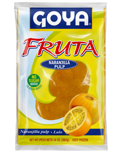 Polpa de Naranjilla Congelada / Frozen Naranjilla Fruit Pulp - Goya (250g)