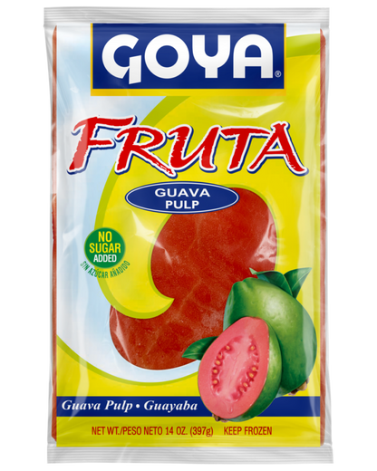 Polpa de Goiaba Congelada / Frozen Guava Fruit Pulp - Goya (250g)