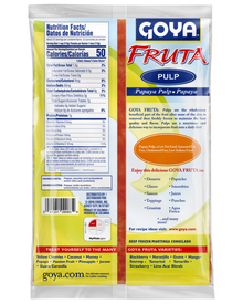 Polpa de Mamão Congelada / Frozen Papaya Fruit Pulp - Goya (250g)