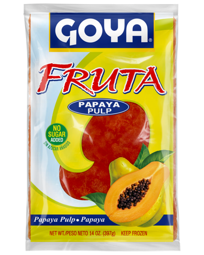 Polpa de Mamão Congelada / Frozen Papaya Fruit Pulp - Goya (250g)