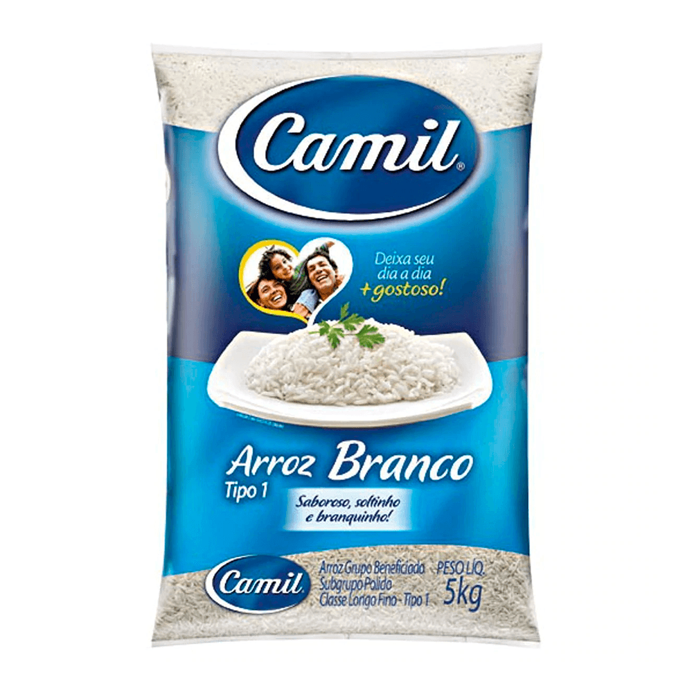 Arroz Branco / Brazilian White Rice - Camil (5kg)