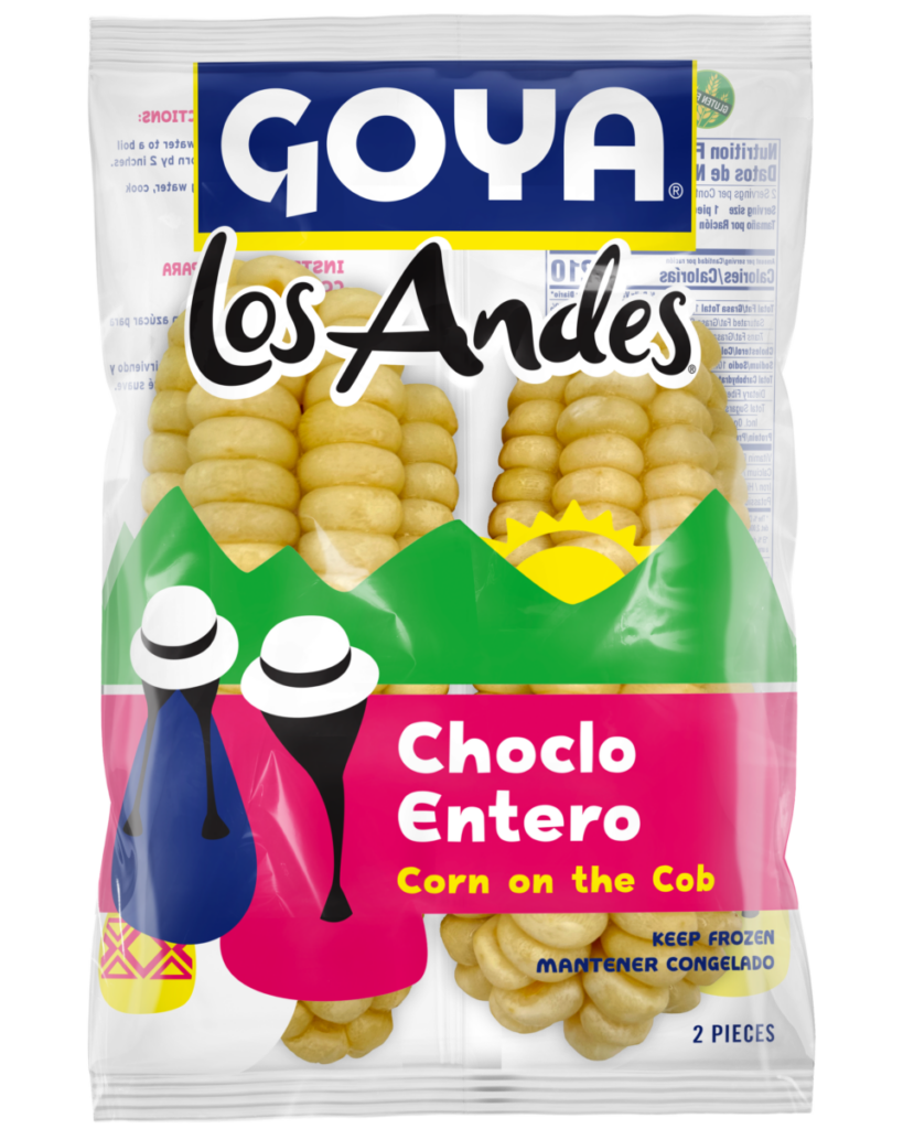 Choclo Peruano Congelado / Frozen Peruvian Jumbo Corn - Goya (500g)