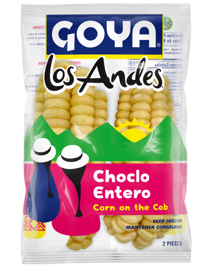 Choclo Peruano Congelado / Frozen Peruvian Jumbo Corn - Goya (500g)