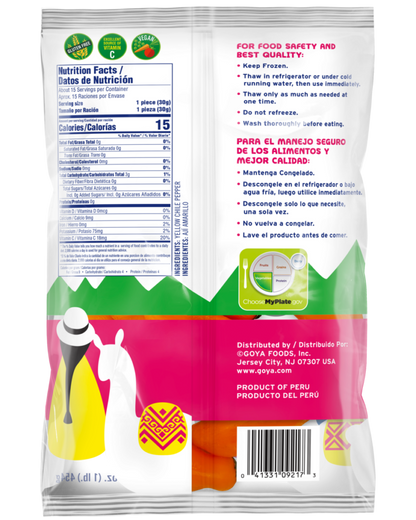 Ají Amarillo Congelado / Frozen Yellow Chili - Goya (500g)