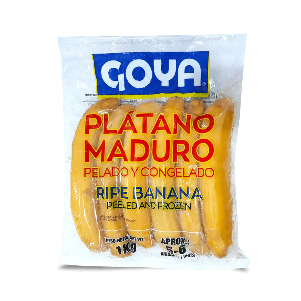 Banana-da-Terra Congelada / Frozen Ripe Plantain - Goya (1kg)
