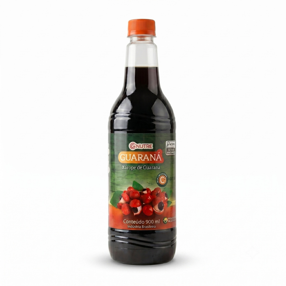 Xarope de Guaraná / Guarana Syryp - G'Nutre (900ml)
