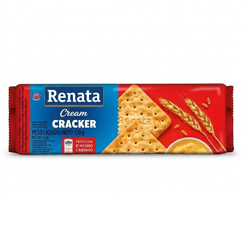 Biscoito Cream Cracker / Cream Cracker Biscuit - Renata (170g)