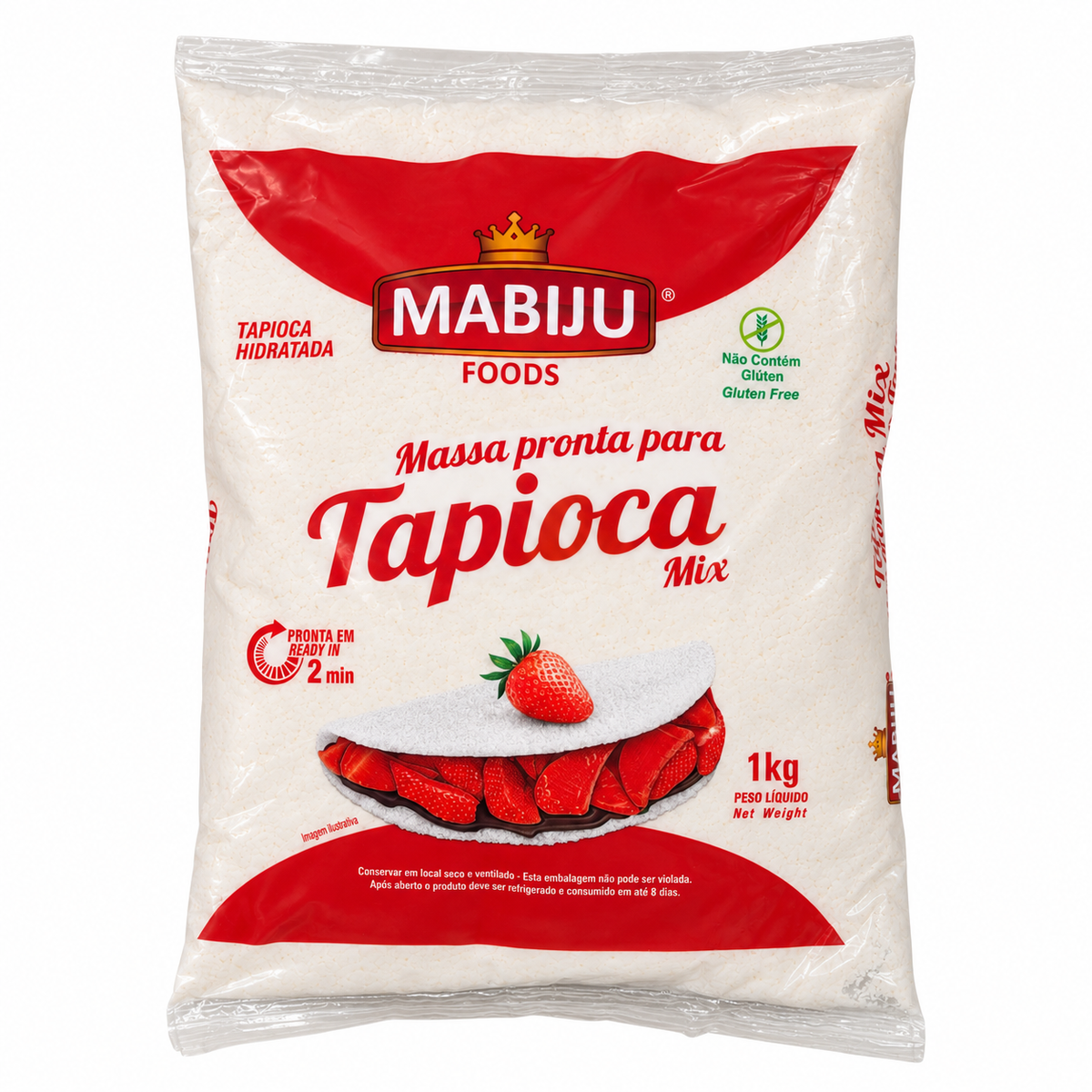 Tapioca Hidratada / Hydrated Tapioca Flour - Mabiju (1kg)