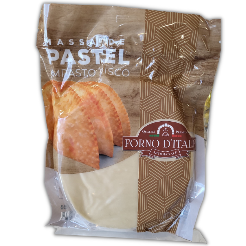 Massa de Pastel DISCO / Pastel Dought ROUND - Forno D´Italia (500g)