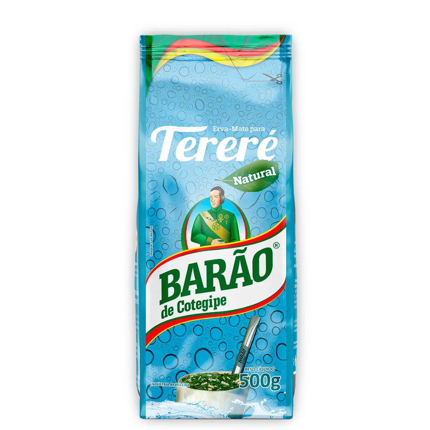 Erva Mate Tereré / Natural Terere Yerba -  Barão (500g)