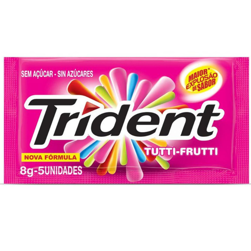 Trident Tutti-Frutti / Tutti-Frutti Chewing Gum - Trident (18g)