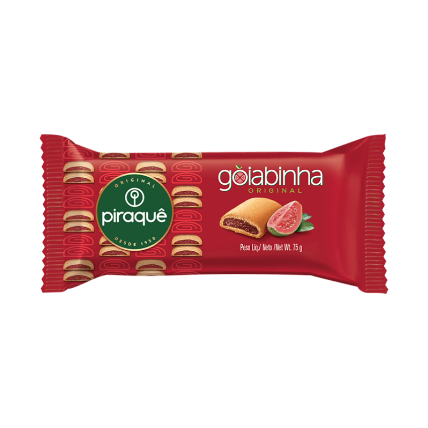 Roladinho de Goiabinha / Guava Roll Snack - Piraquê (75g)