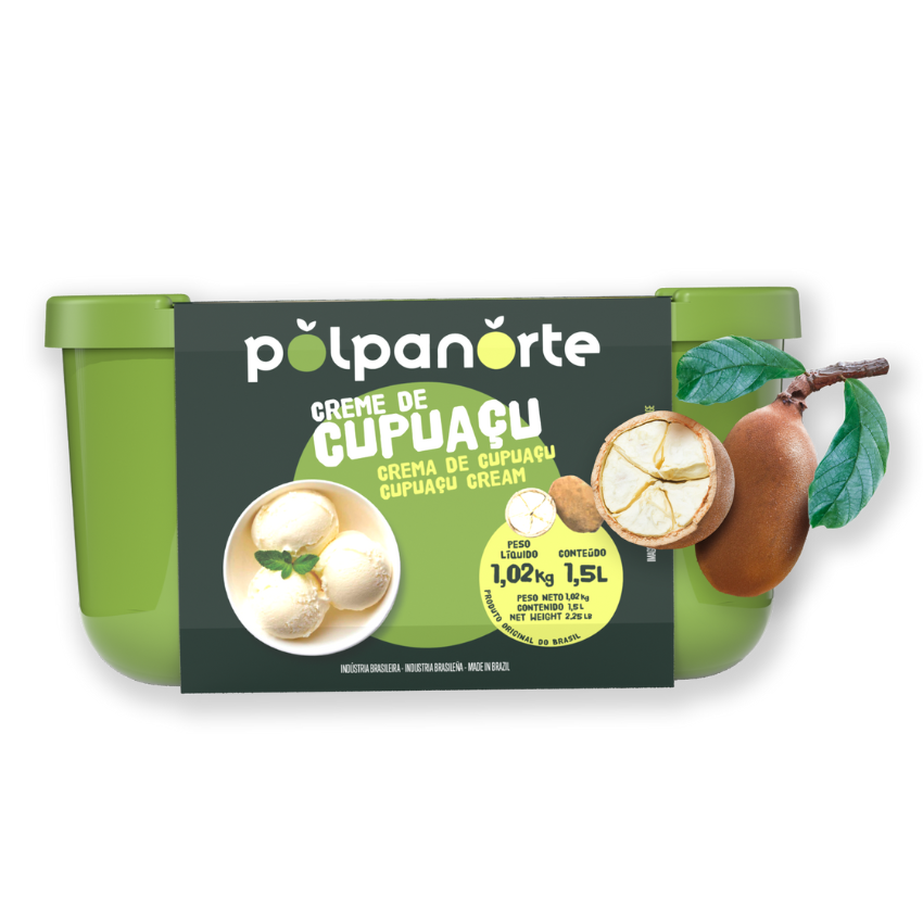 Creme de Cupuaçu / Cupuacu Sorbet - Polpa Norte (1,5l)