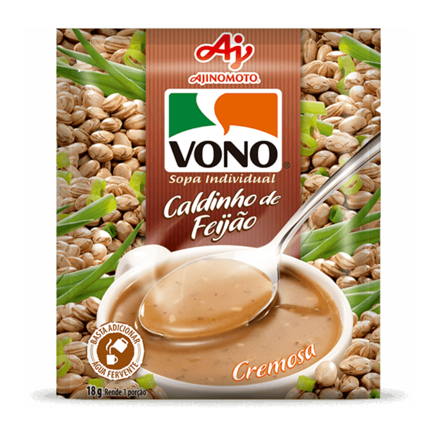 Sopa Caldinho de Feijão / Instant Bean Soup - Vono (18g)