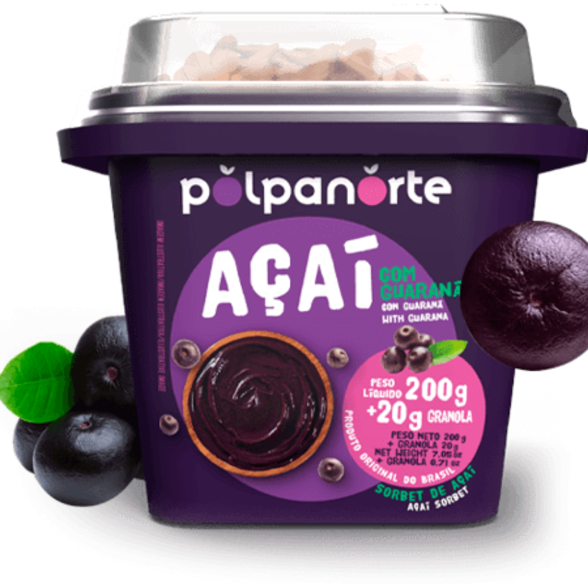 Açaí com Granola / Acai with Granola - Polpa Norte (220g)