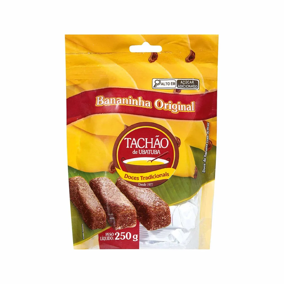 Bananinha Tachão Original / Original Banana Candy - Tachão (250g)