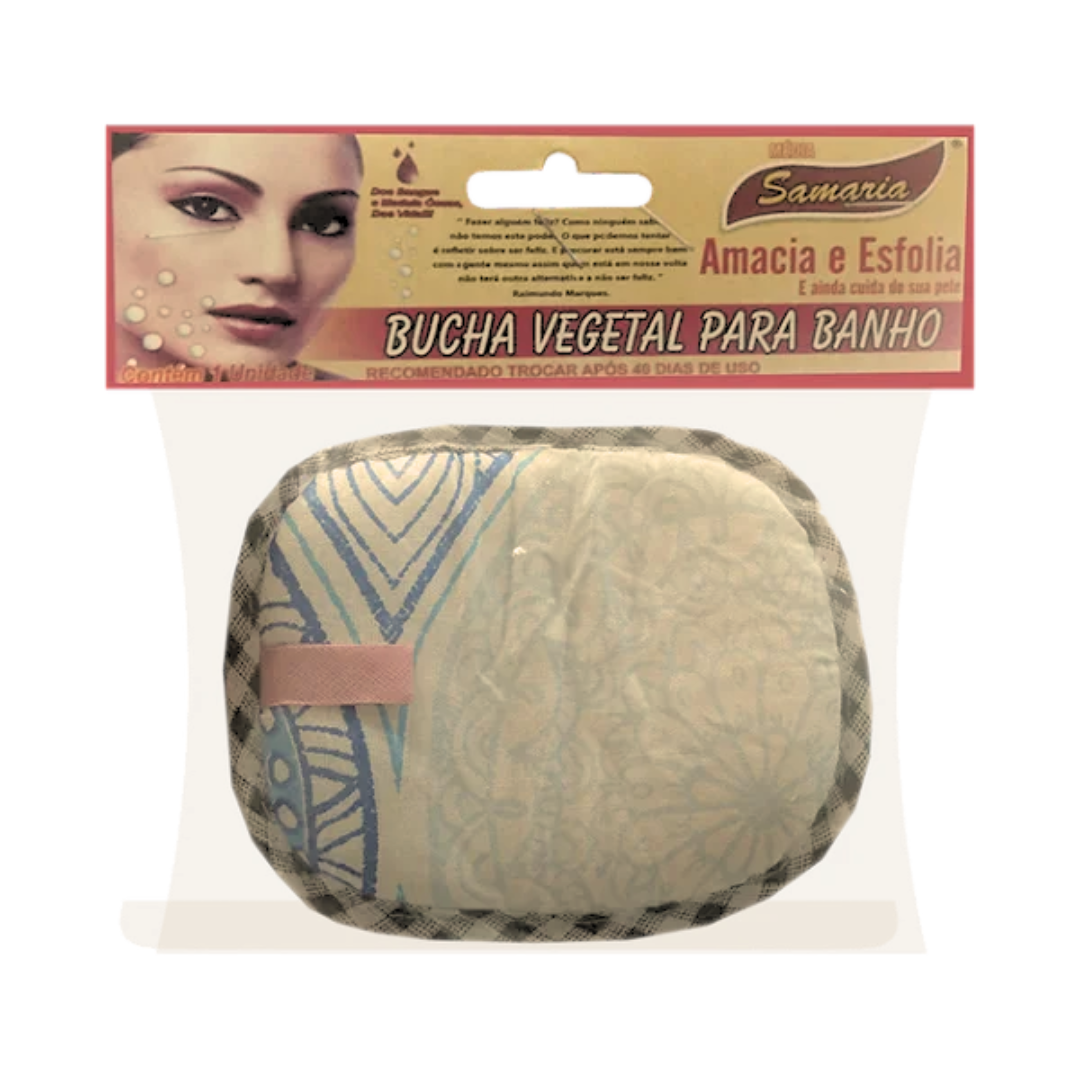 Bucha Vegetal com Pano / Natural Bath Sponge