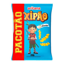 Salgadinho Xipão Requeijão / Cream Cheese Flavour Corn Snack - Aritana (120g)