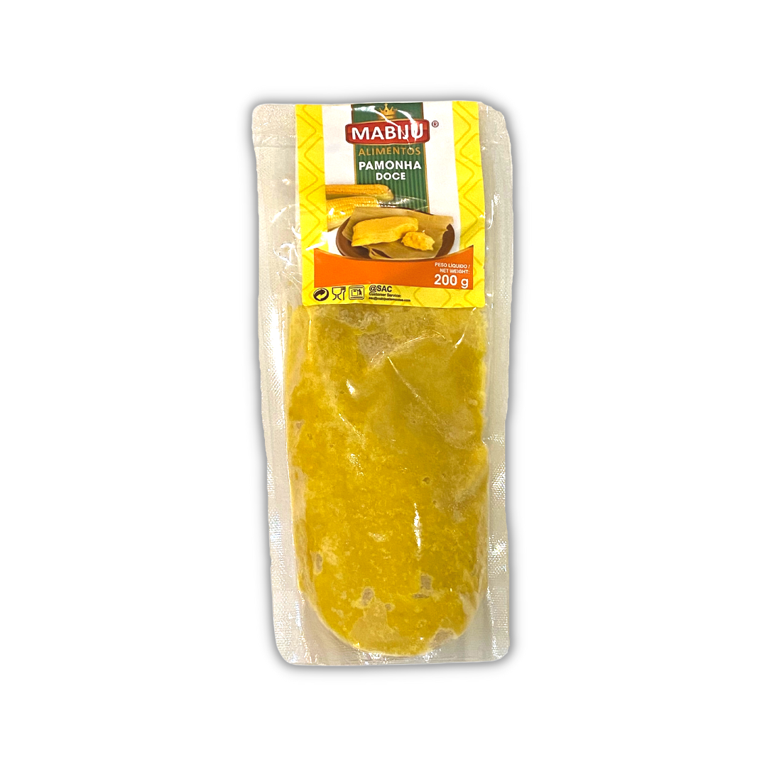 Pamonha Doce com Queijo Coalho/ Sweet Tamale with Cheese - Mabiju (200g)