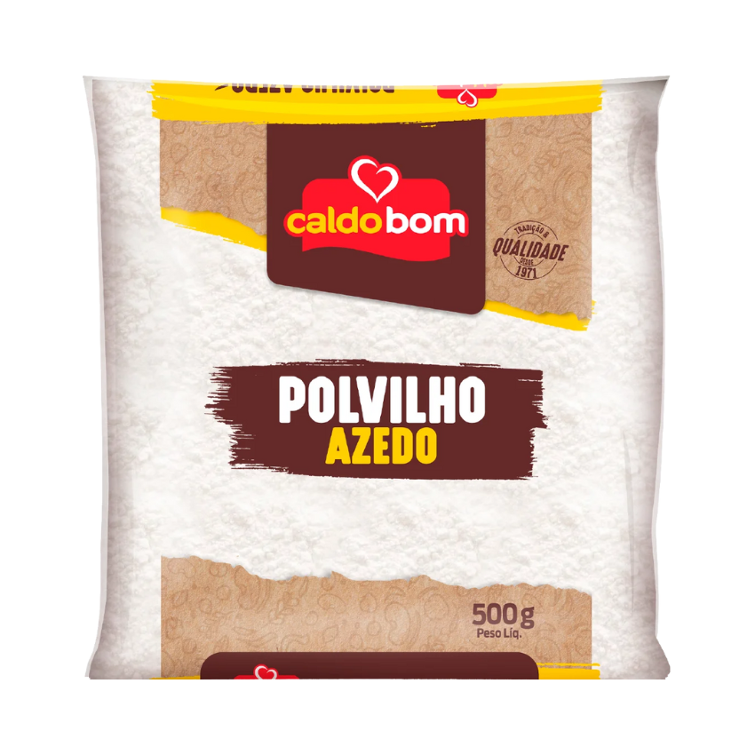 Polvilho Azedo / Fine Manioc Starch Sour - Caldo Bom (500g)