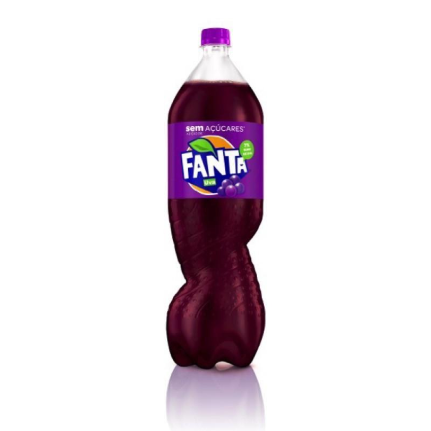 Refrigerante Fanta Uva ZERO / Fanta Grape Soda ZERO SUGAR (1,5l)