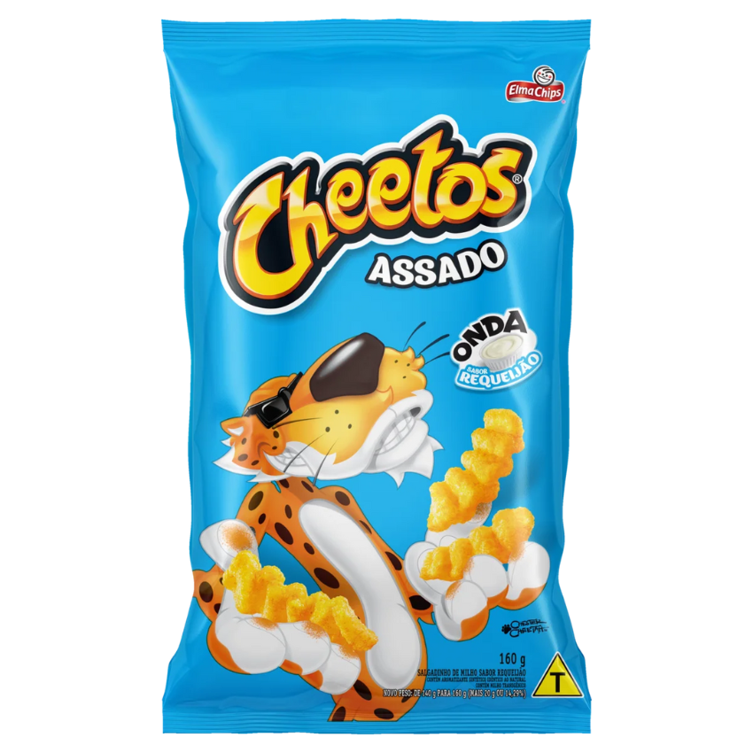 Salgadinho Cheetos Onda Requeijão / Cheetos Wave Snacks with Cream Cheese Flavor - Elma Chips (160g)