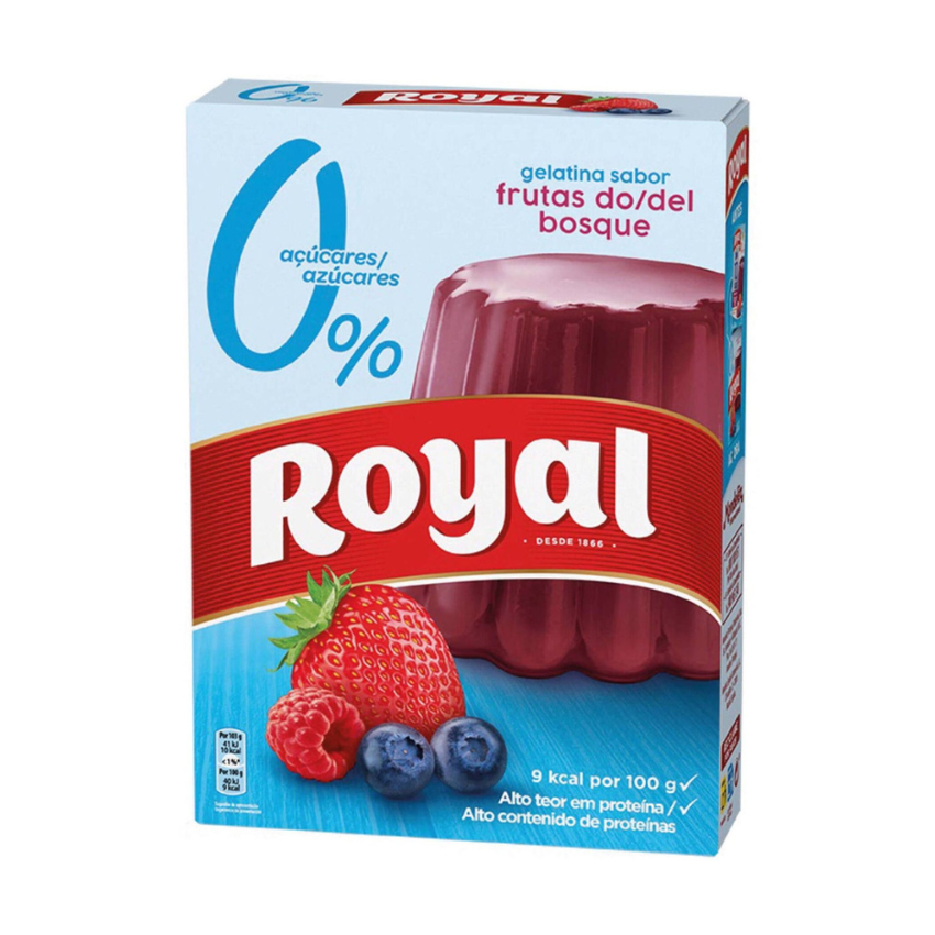 Gelatina Light Frutas do Bosque / Red Berries Light Gelatin - Royal (31g)