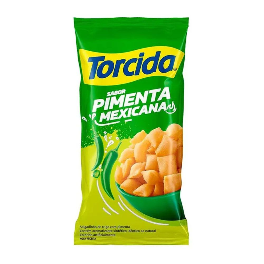 Salgadinho Lucky Torcida Pimenta Mexicana / Mexican Chilli Flavoured Snacks - Torcida (60g)