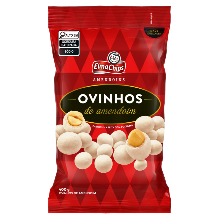 Ovinho de Amendoim / Peanut Puffs - Elma Chips (400g)