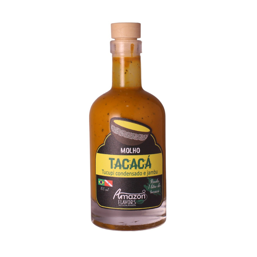 Molho Tacacá, Tucupi Condensado e Jambu / Tacacá Sauce with Tucupi and Jambu - Amazon Flavors (100ml)