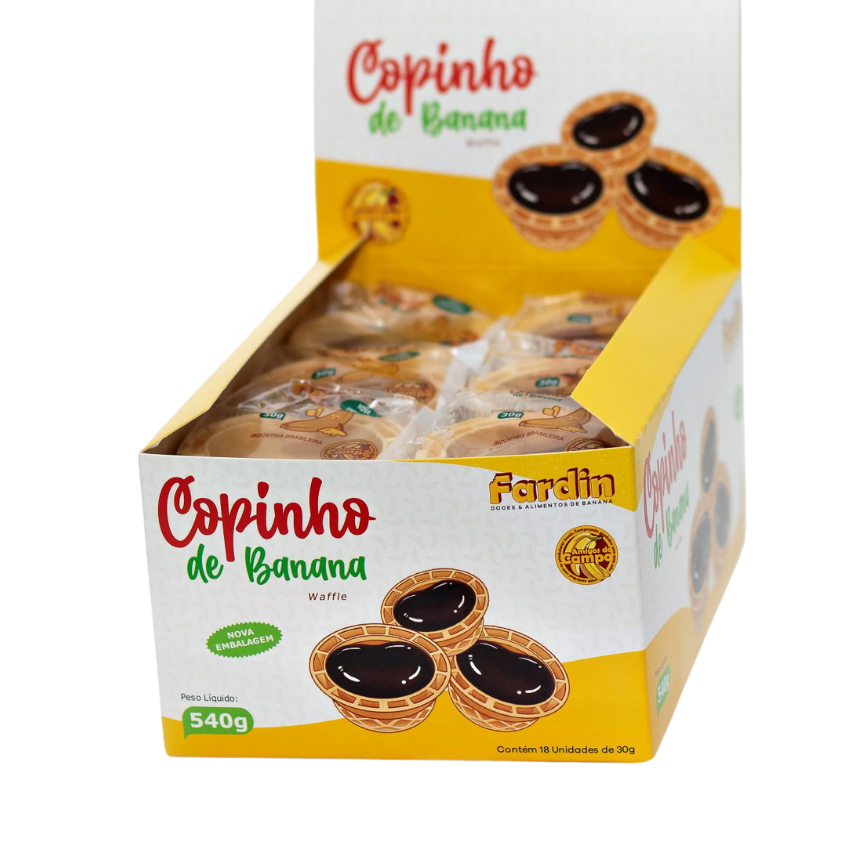 Copinho de Banana / Waffle with Banana Candy - Fardin (1 unit - 30g)
