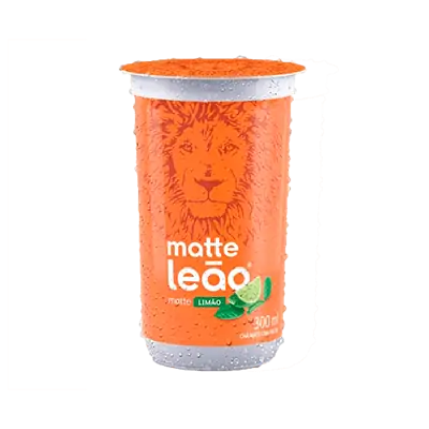 Chá Mate com Limão Pronto Para Beber / Iced Tea With Lime - Leão (300ml)
