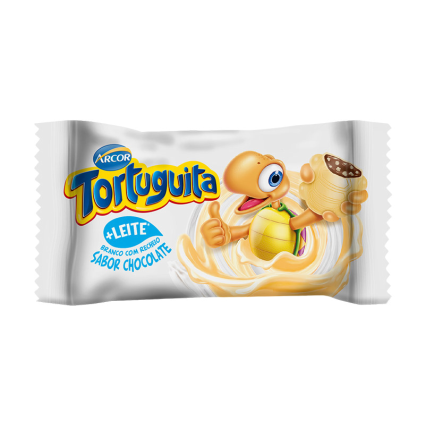 Tortuguita Chocolate Branco / Tortuguita White Chocolate - Arcor (15,5g)