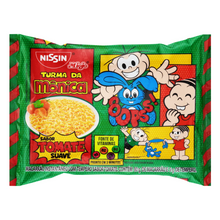 Macarrão Instantâneo de Tomate Suave / Instant Noodles Mild Tomato - Nissin Miojo Turma da Mônica (85g)