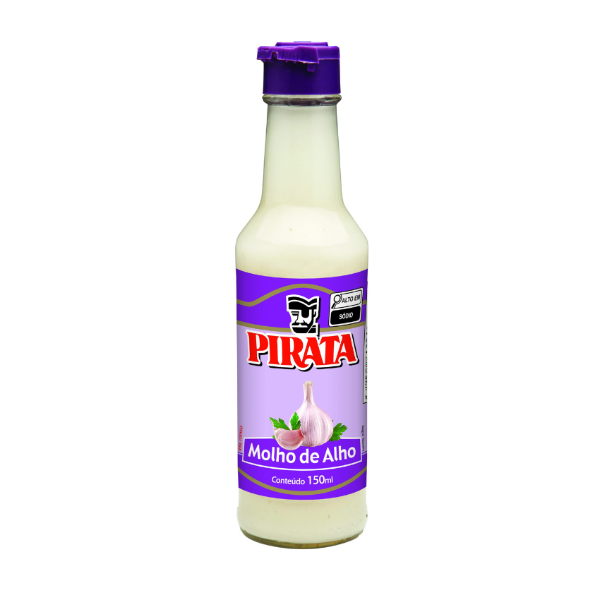 Molho de Alho / Garlic Sauce - Pirata (150ml)