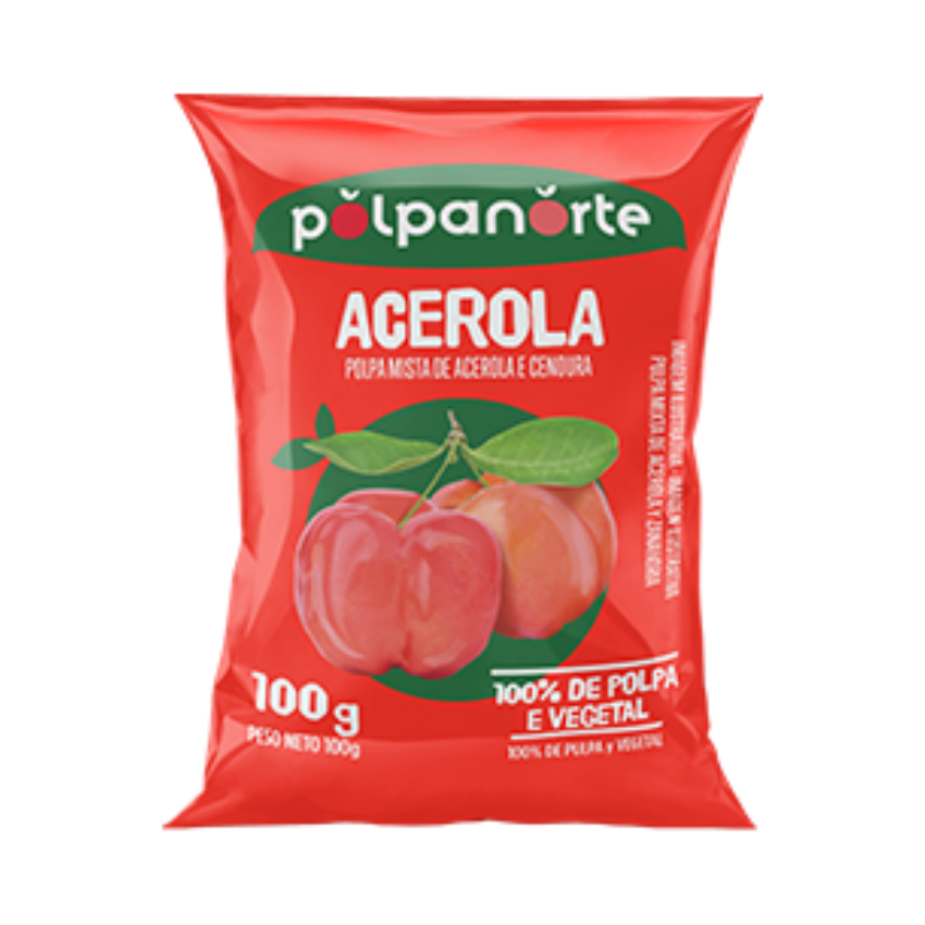 Polpa de Acerola / Acerola Pulp - Polpa Norte (100g)