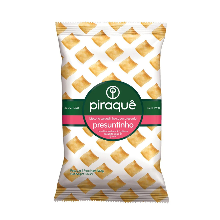 Biscoito Presuntinho / Ham Flavored Chips - Piraquê (100g)