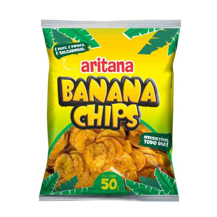 Salgadinho Banana Frita / Banana Chips - Aritana (50g)