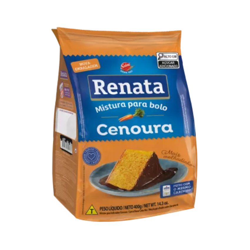 Mistura para Bolo de Cenoura / Carrot Cake Mix - Renata (400g)