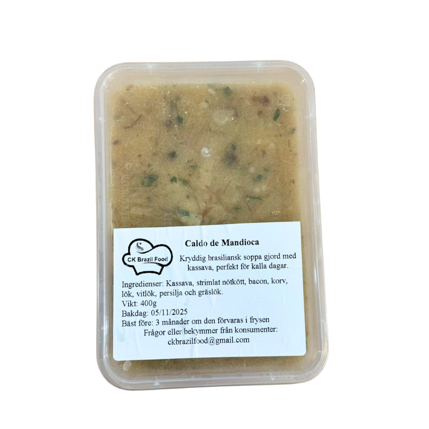 Caldo de Mandioca com Carne Seca / Cassava Soup with Dried Beef (400g)